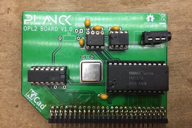 Planck 6502 OPL2 board