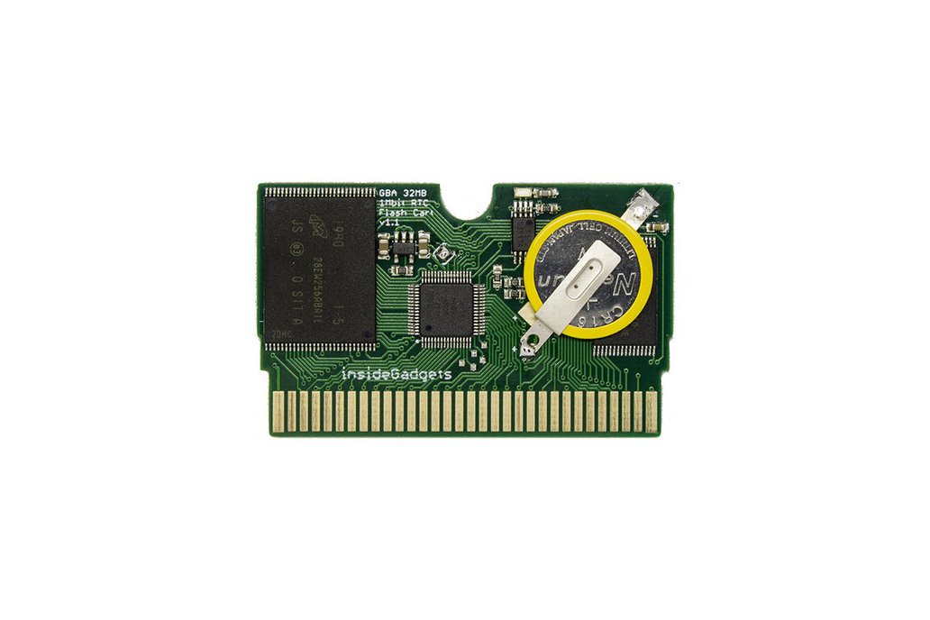 GBA 32MB, 1Mbit Flash Save with RTC, Flash Cart 1