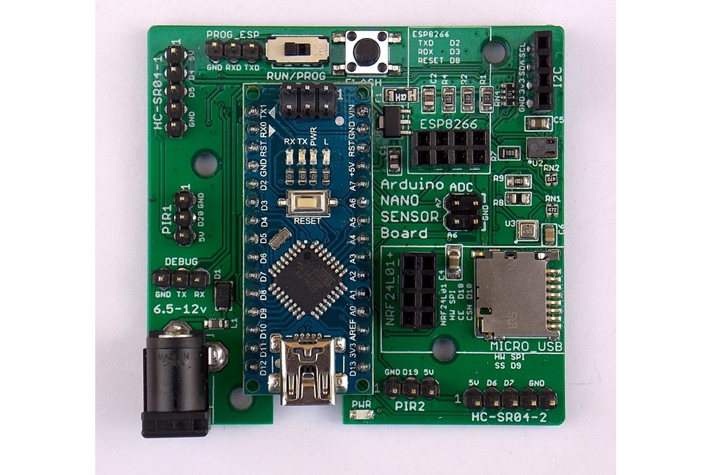 Wireless Multi-Sensor Board based on Arduino Nano from Burgessworld ...