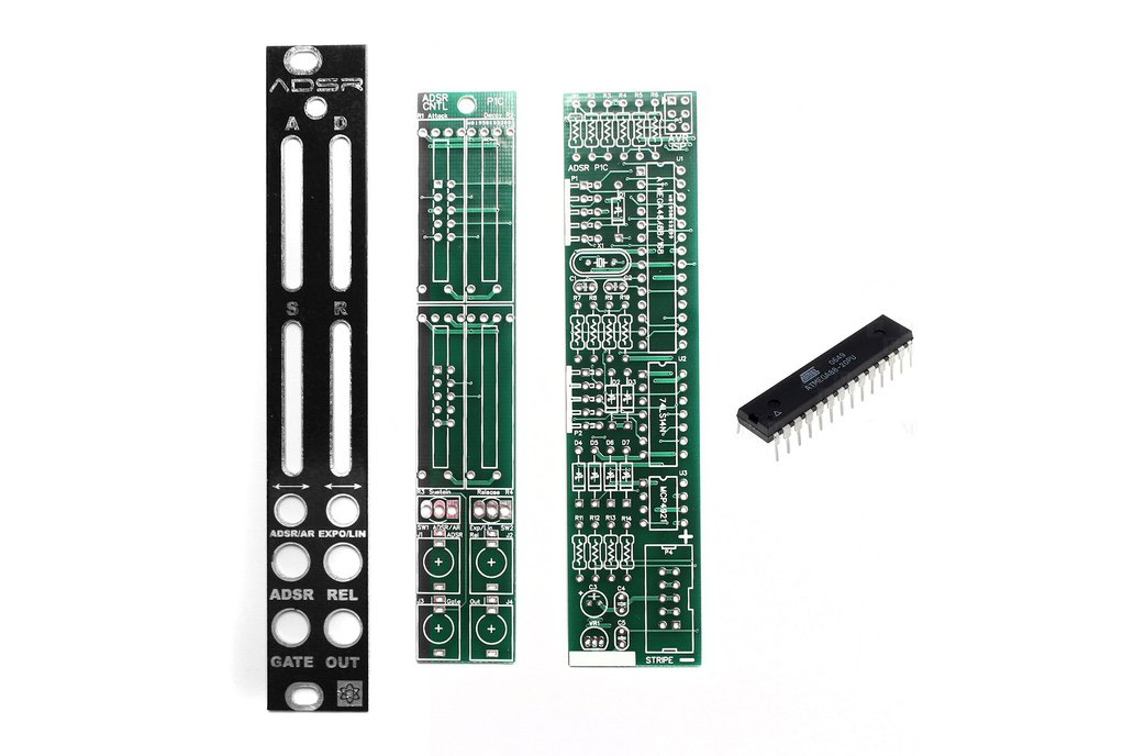 ADSR PCBs, Panel and IC 1