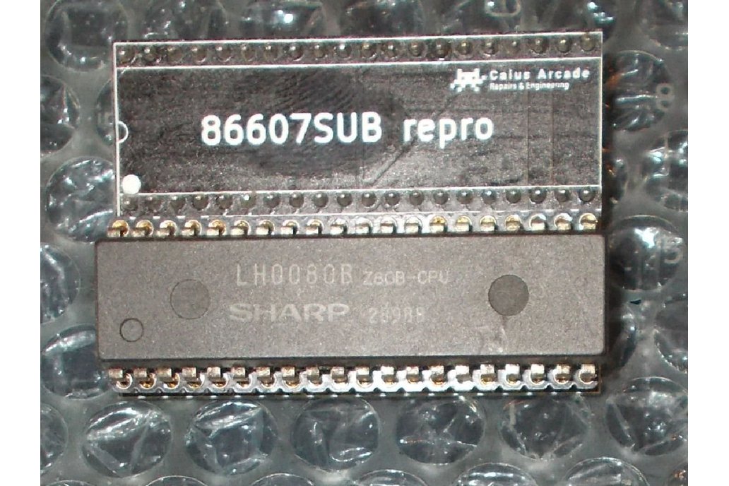 '86607SUB' replacement **Z80 CPU NOT INCLUDED!** 1