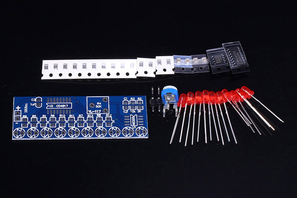 DIY Kit NE555+CD4017 LED Flashing Light 1