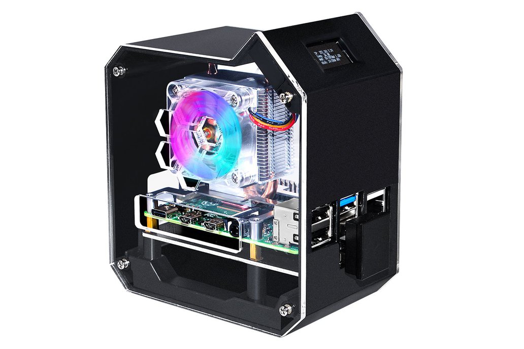 52Pi Raspberry Pi Mini Tower NAS Kit 1