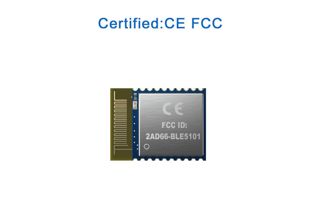 BLE5101 FCC,CE certificated BLE 5.1 BLE Module 1