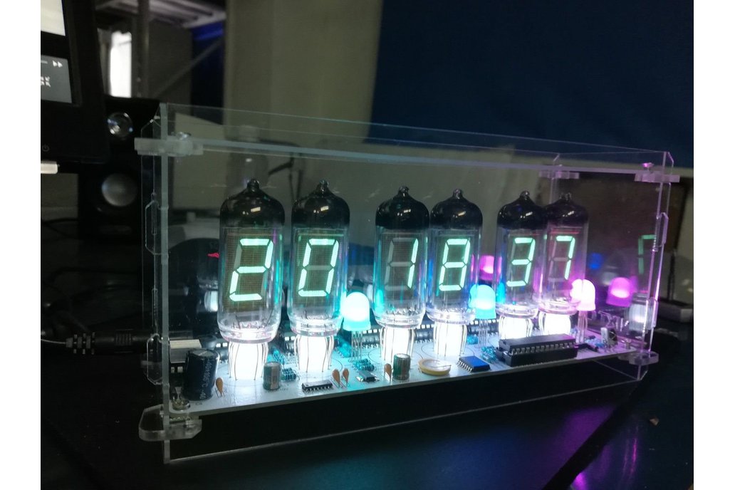 NIXT CLOCK - With Tube and Case IV-11 VFD CLOCK 1
