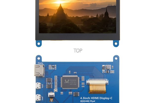 4.3 inch HDMI Display touchscreen for Raspberry PI
