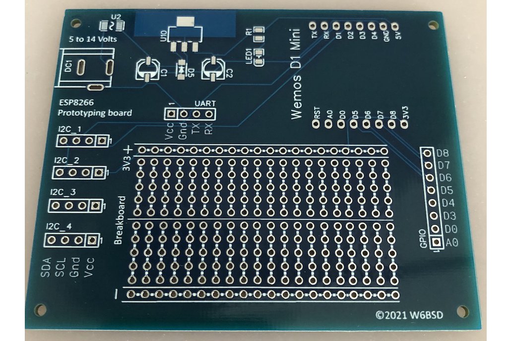 ESP8266 WEMOS D1 experimentation board