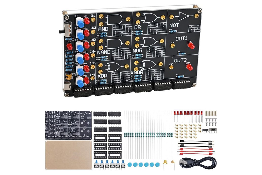 DIY Logic Gate Circuit Soldering Learning Kit 1