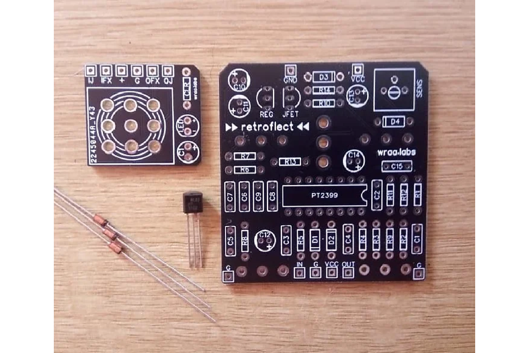 Retroflect - Lofi tape sim pedal - DIY Kit 1