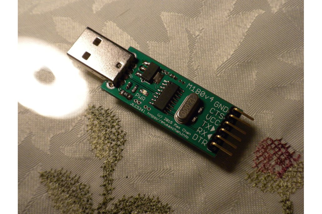 Fused USB to UART adapter (3.3V and 5V, M180/1v4) 1