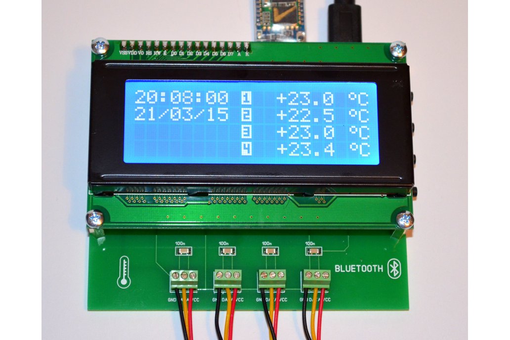 4CH Temperature Data Logger Bluetooth 1