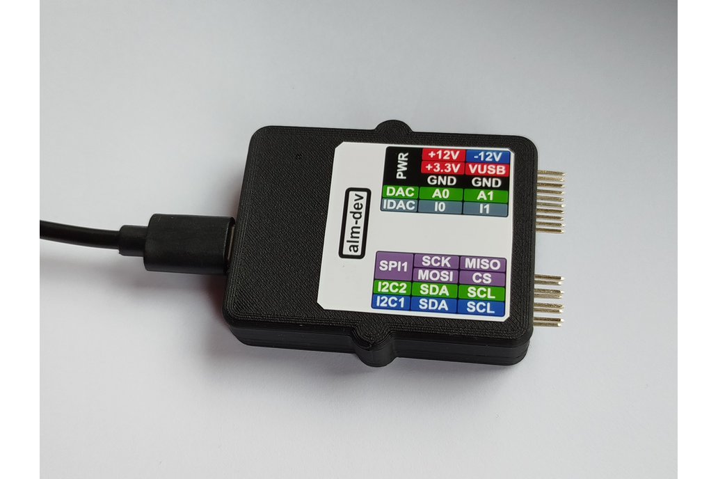 USB DAC/IDAC Module – ±12V, ±24 mA, 16-bit, 2 CHs 1