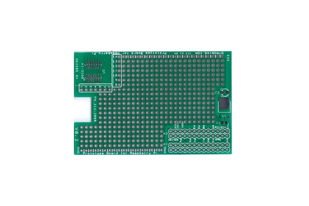 Raspberry PIIO - RPi ProtoBoard board (PCB only) 1