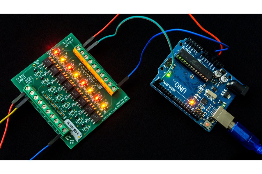 8 ch Opto Isolator board 524VDC in 3.35VDC out from BarchDesigns on