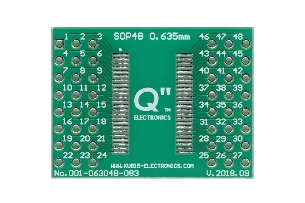 QSOP48, SSOP48 0.635mm(0.025") to 2 x IDC3x8. 1