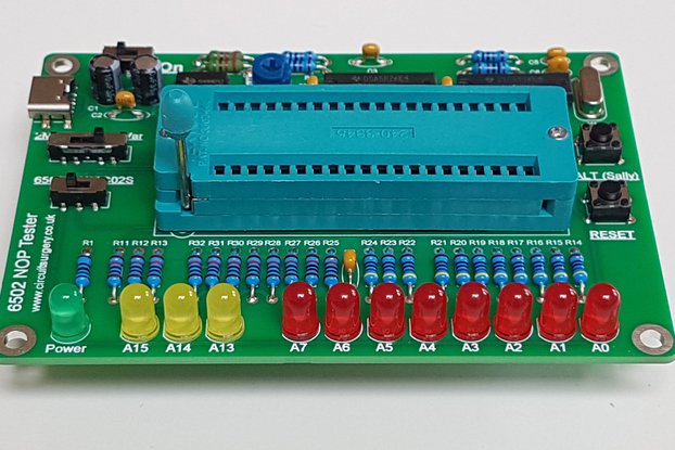 6502 W65C02 NOP Tester