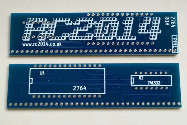 Two 8k 2764 EPROM board for RC2014 