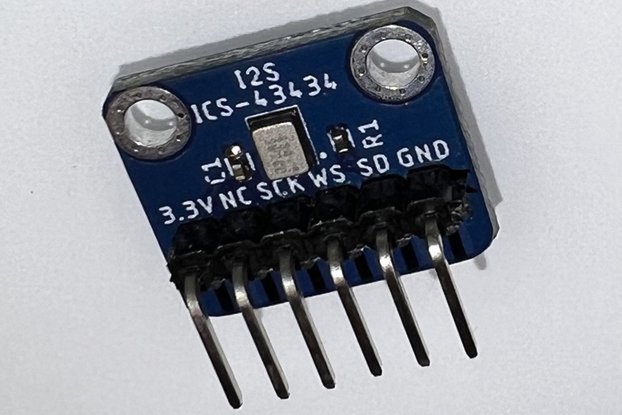 ICS-43434  microphone for ESP32, WLED and Shields