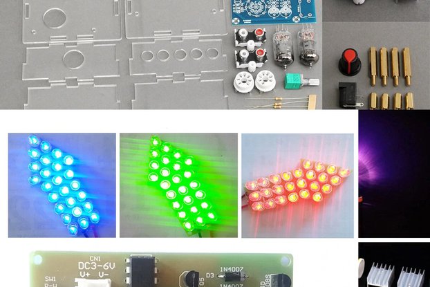 Geekcreit DIY Warning Strobe Light Kit Parts CD401