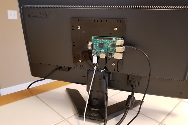Raspberry Pi3 VESA mounting kit