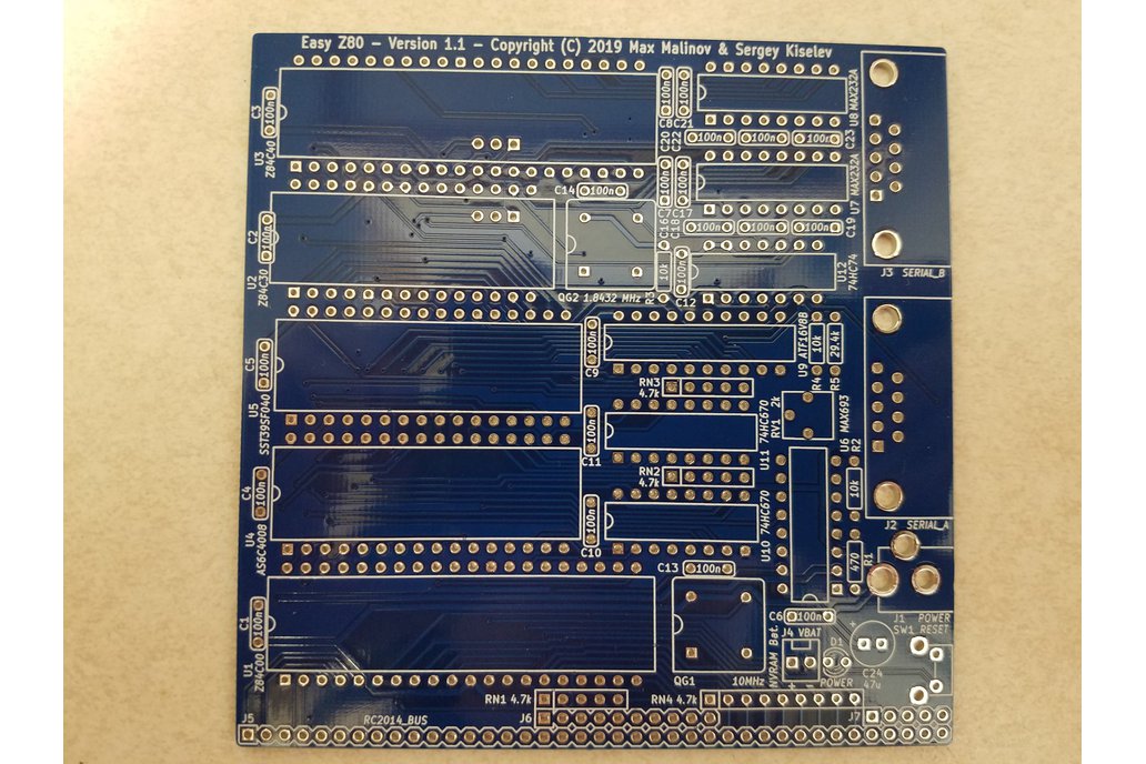 Easy Z80, RC2014 Bus, DIY Hardware Project 1