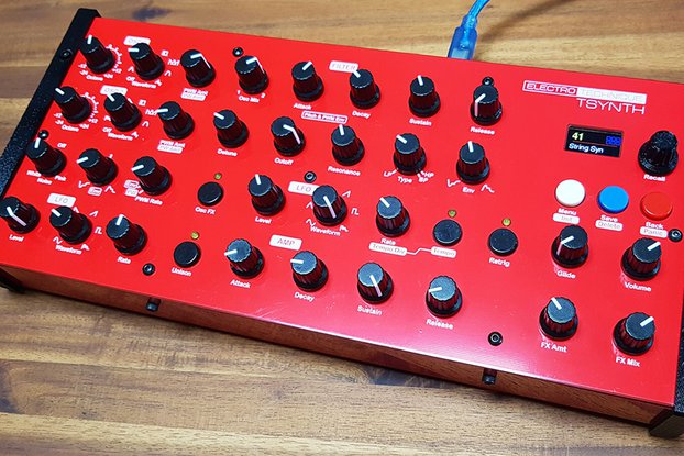 TSynth - Teensy based DIY Programmable Poly Synth