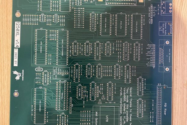 Atari 1250XL v1.4 Motherboard
