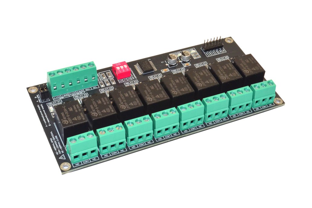 8 Channel I2C Electromagnetic Relay Module Opto 1