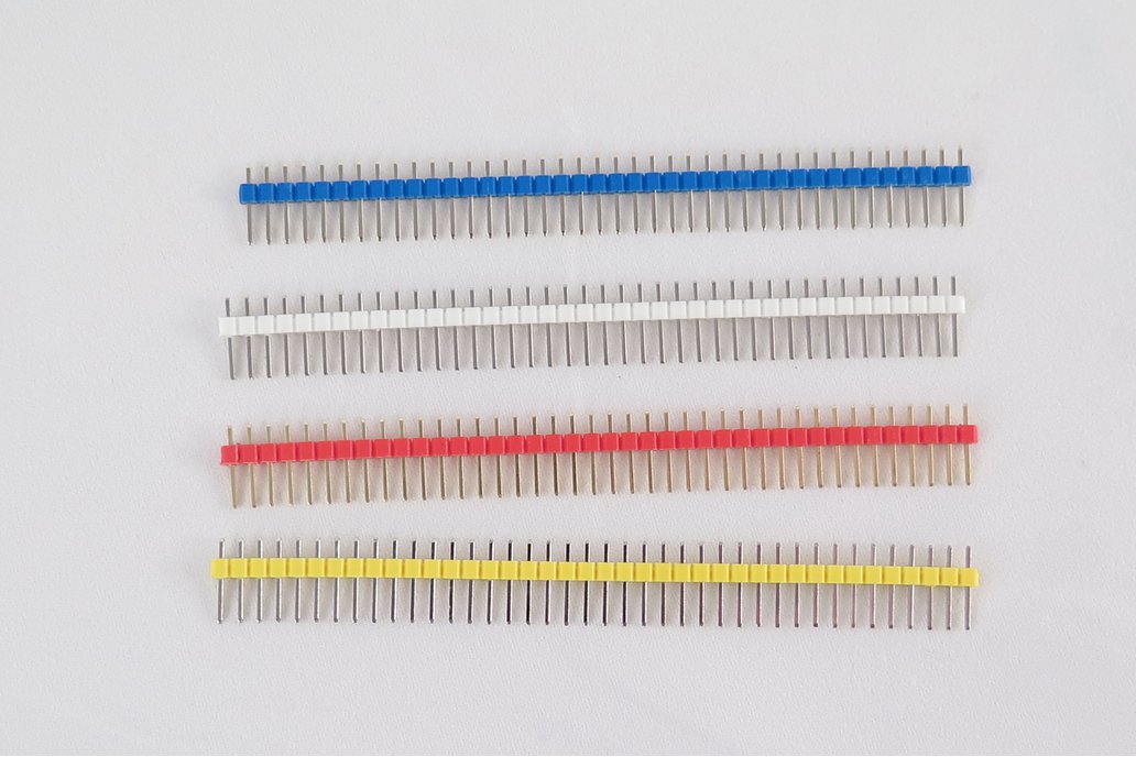 Pack of 10 color 40 pin male header 1
