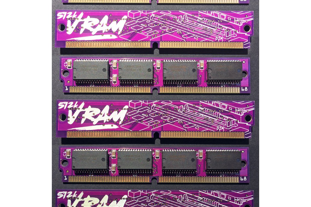 PurpleRAM 512kB 68-pin VRAM SIMM Macintosh 1