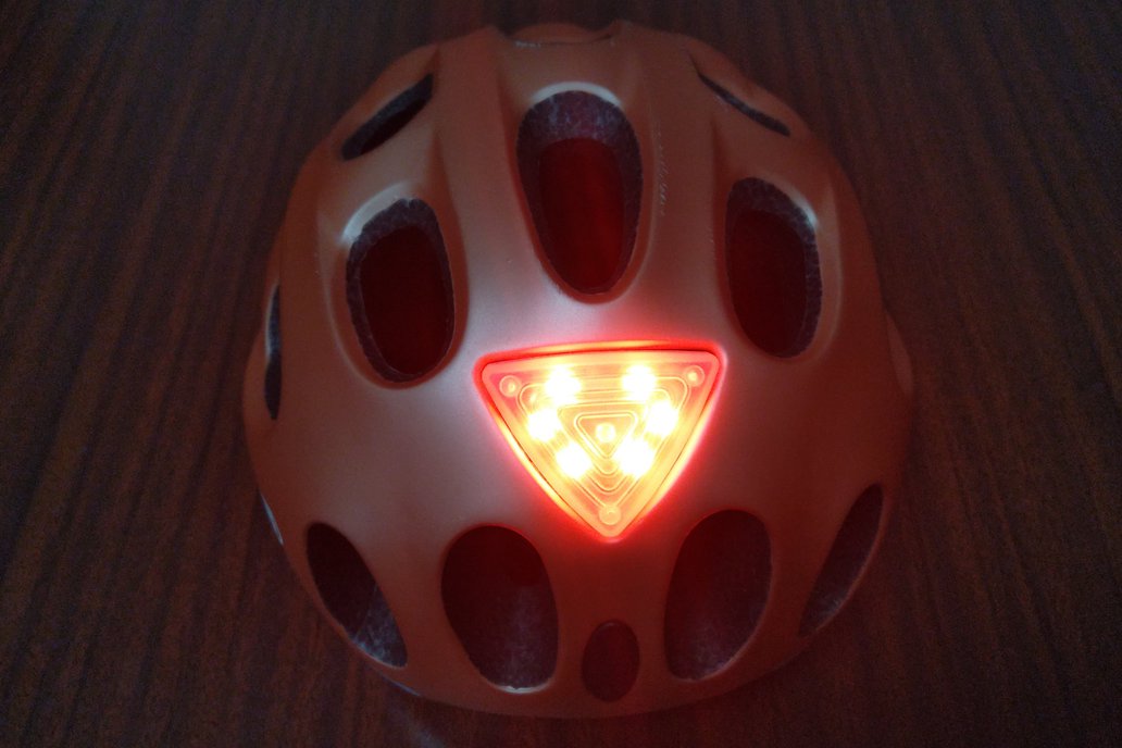 Rechargeable LED bicycle helmet light ACY 1