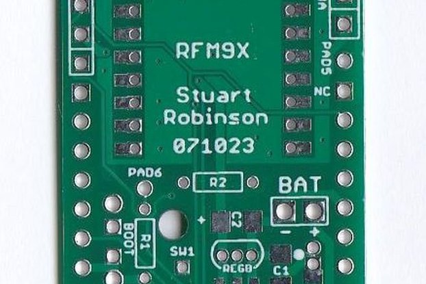 Board for ESP32CAM + RFM9X LoRa - Needs Soldering