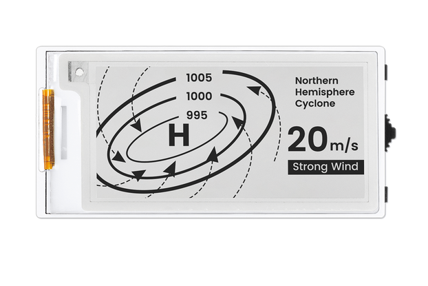 CrowPanel ESP32 2.13” E-paper HMI Display 122*250