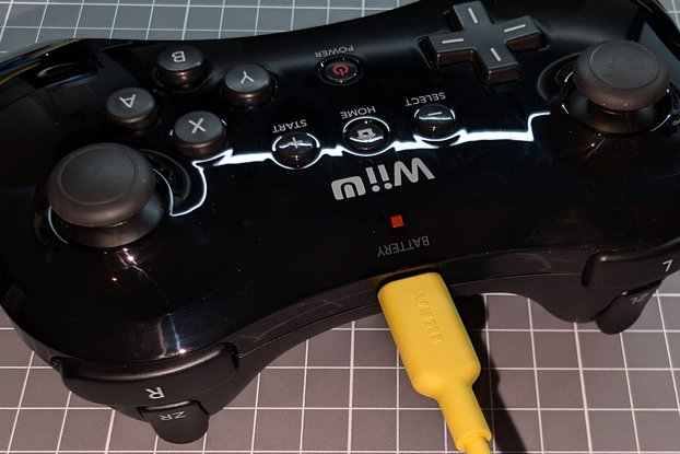 USB-C Mod for Nintendo Wii U Pro Controller