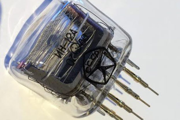 Nixie tube pins