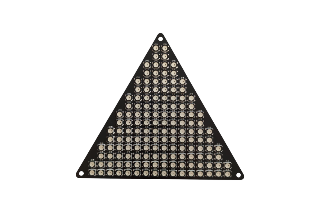 Triangle leds matrix - 144 WS2812B-B/W 1
