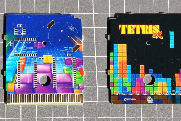 Tetris DX for Game Boy: Custom Motherboard