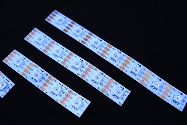 APA102 LED strip for wearable PCB