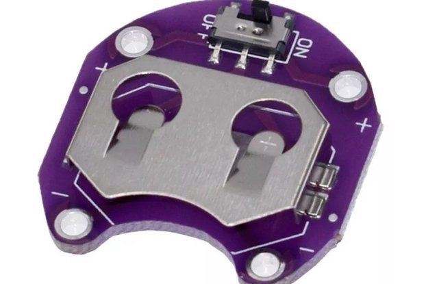 LilyPad Coin Cell Battery Holder CR2032 Mount
