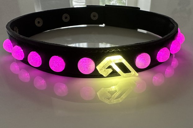 Anjuna LED - Handmade necklace - EDM,PLUR,Party