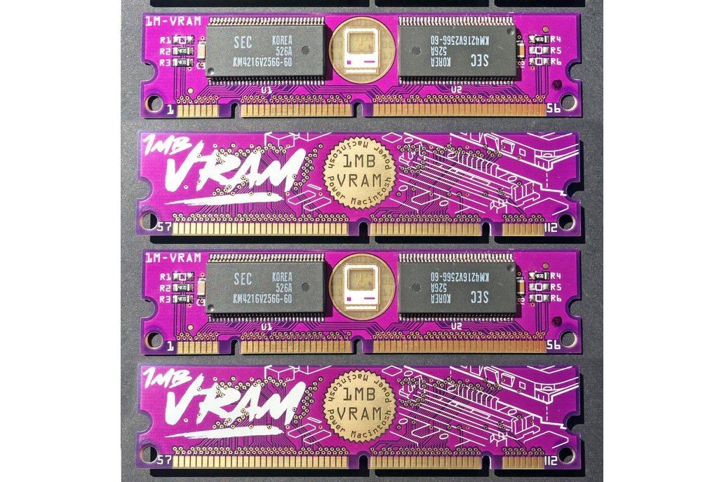 PurpleRAM 1MB 112-pin VRAM DIMM PowerMacintosh 1