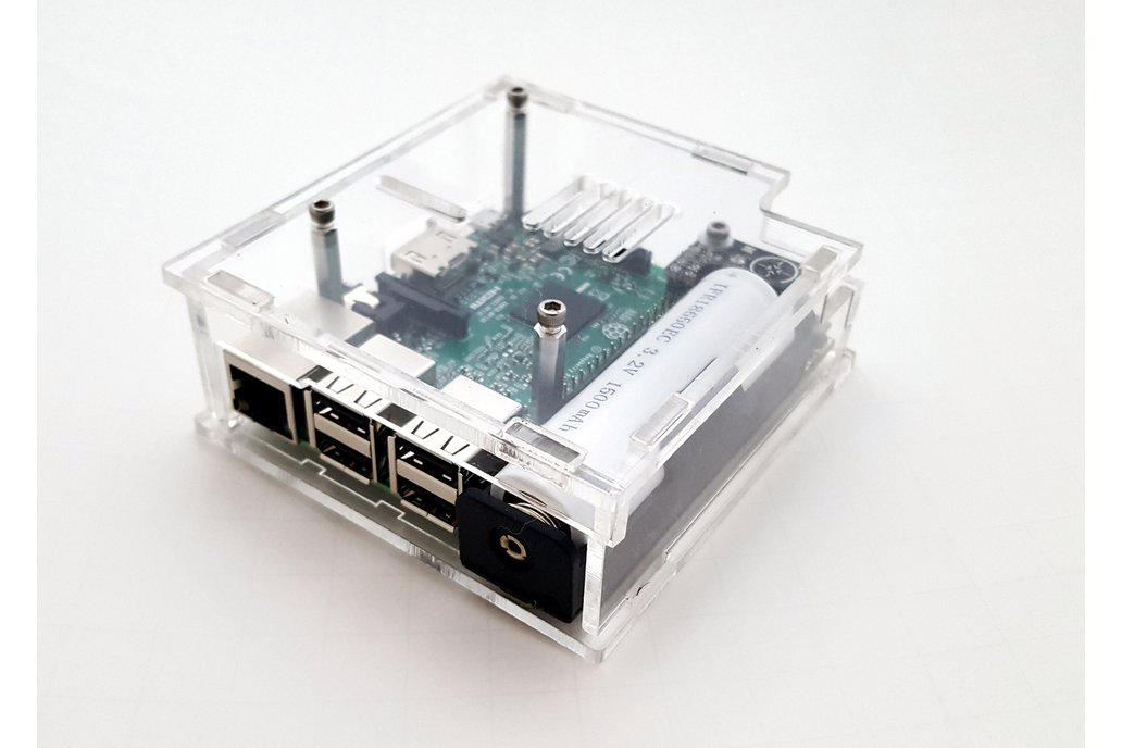 Enclosure for Raspberry Pi 3 and LiFePO4wered/Pi3 1