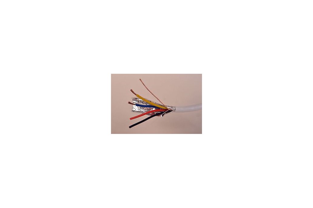 18/4 wire - 25 ft - stranded, shielded 1