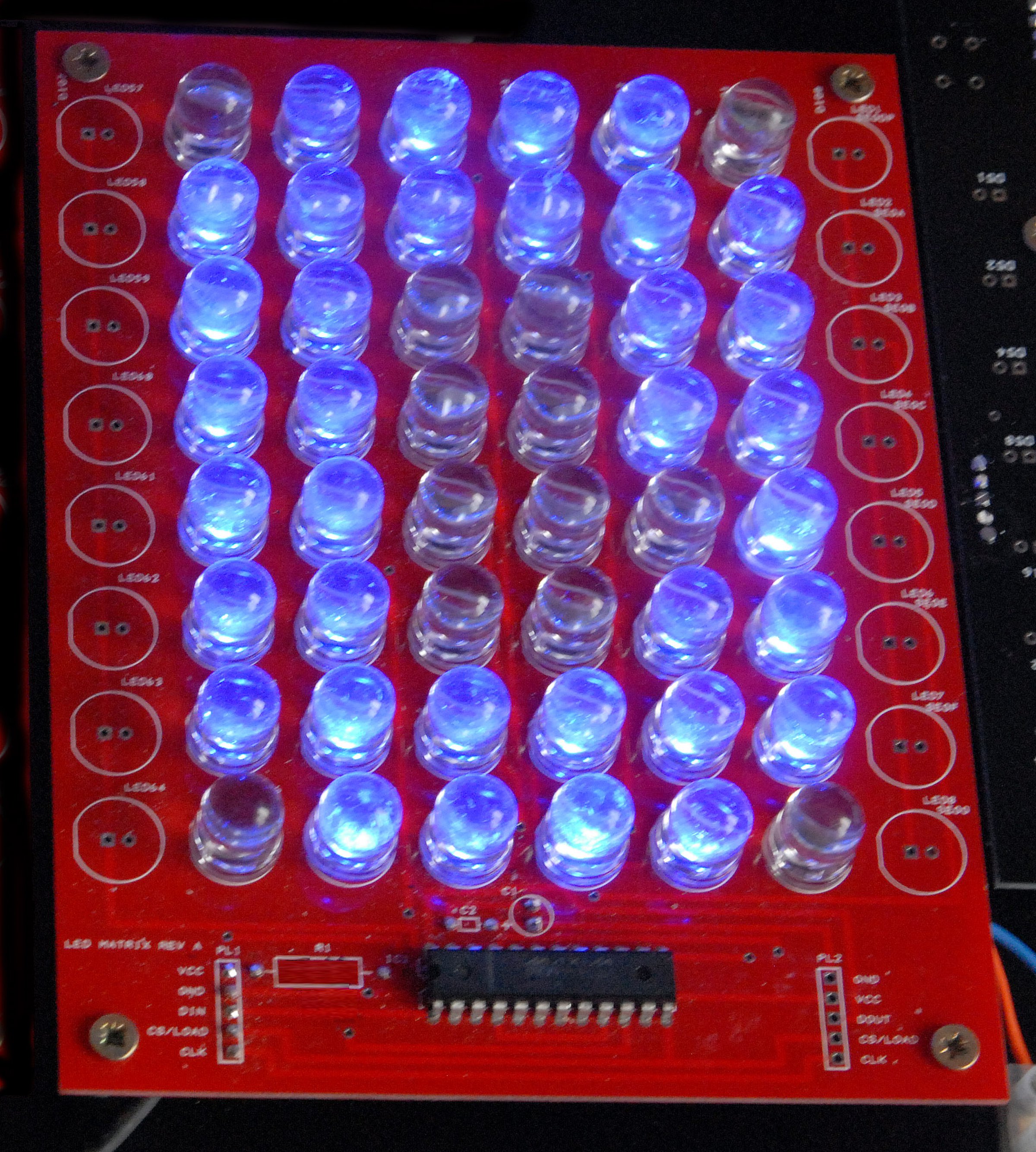 MAX7219 MEGA MODULE - PCB ONLY or KiT from scrolled on Tindie