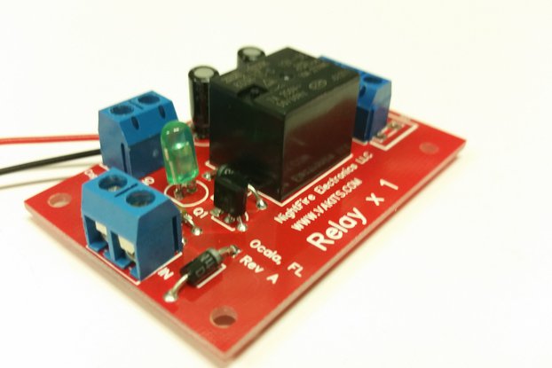 Single Relay Module Kit - Selectable Coil Voltage