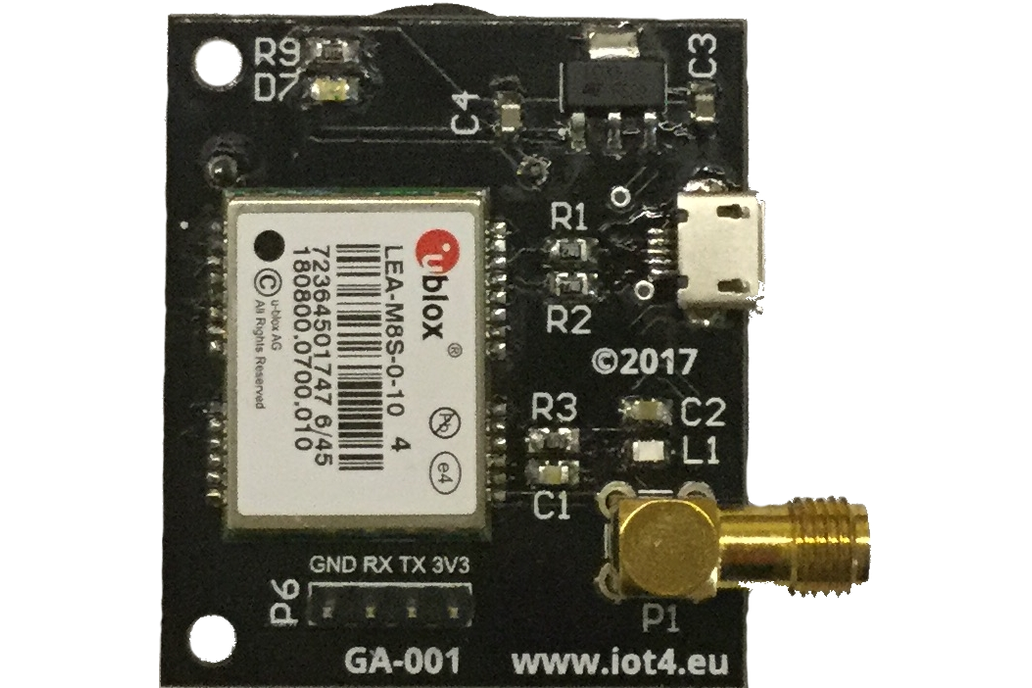 GA-001 Multi GNSS Ublox Lea M8S dev board 1