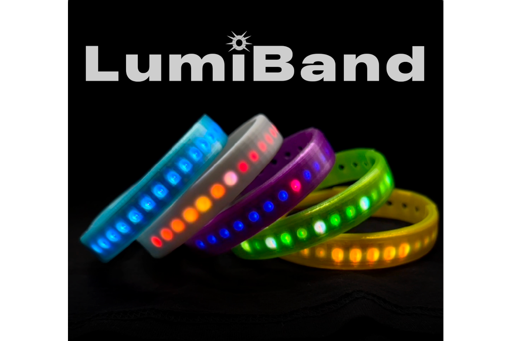 Translucent audio sync glow LED wristband/bracelet 1