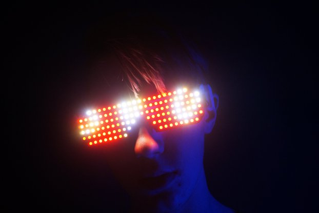 Pixxel LED Glasses - 126 RGB LEDs