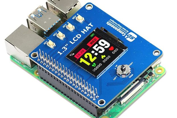 1.3” LCD HAT for Raspberry Pi