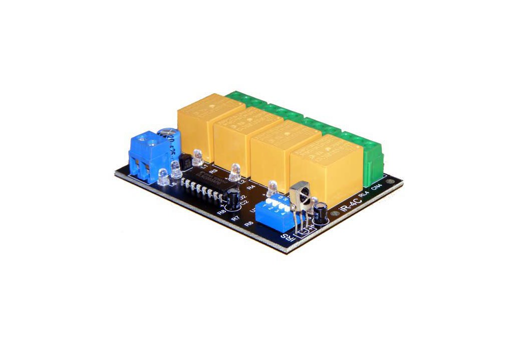 4 channel infrared ir remote control relay board 1